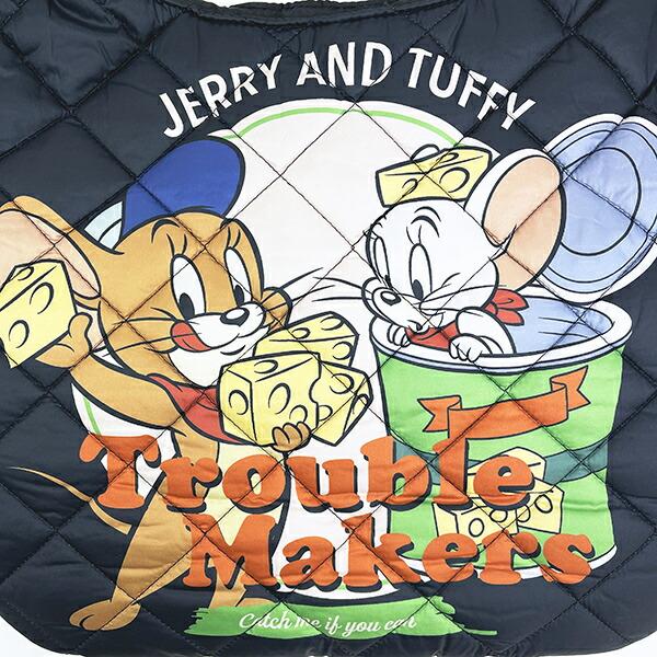 トムとジェリー (ジェリー＆タフィー) 中綿トートバッグ トムジェリ 商品画像2：キャラグッズPERFECT WORLD TOKYO