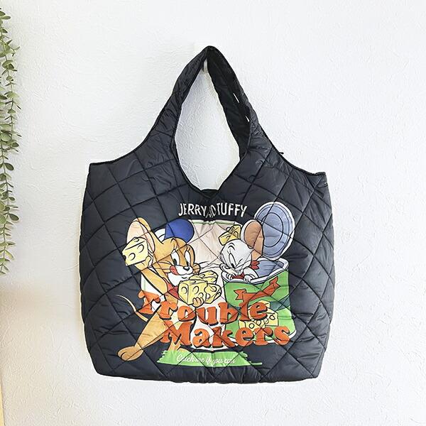 トムとジェリー (ジェリー＆タフィー) 中綿トートバッグ トムジェリ 商品画像7：キャラグッズPERFECT WORLD TOKYO