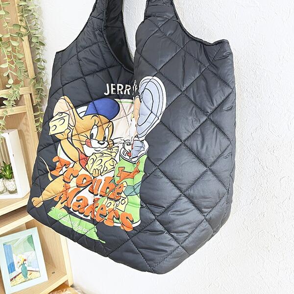 トムとジェリー (ジェリー＆タフィー) 中綿トートバッグ トムジェリ 商品画像8：キャラグッズPERFECT WORLD TOKYO