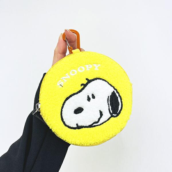 スヌーピー サークルさがらポーチ イエロー SNOOPY 商品画像5：キャラグッズPERFECT WORLD TOKYO