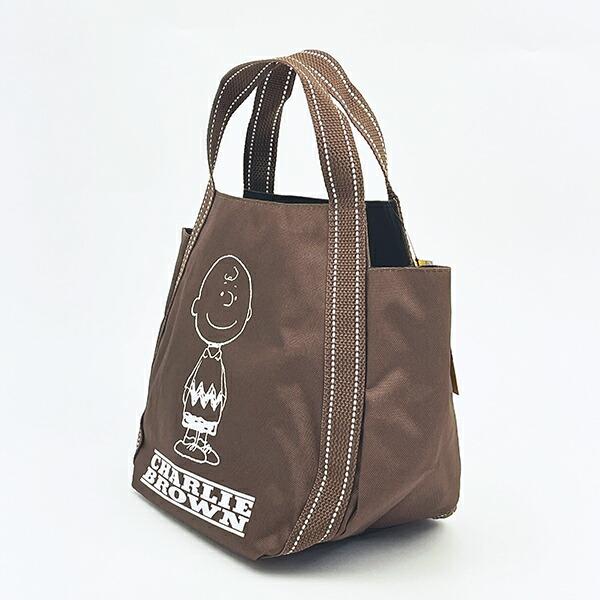 スヌーピー チャーリーブラウン ミニバルーントートバッグ ブラウン SNOOPY 商品画像3：キャラグッズPERFECT WORLD TOKYO