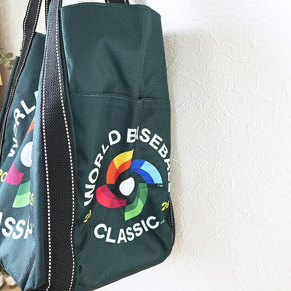 WBC 2026 (WORLD BASEBALL CLASSIC) バルーントートバッグ グリーン 侍ジャパン 商品画像3：キャラグッズPERFECT WORLD TOKYO