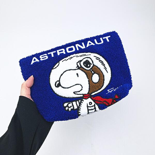 スヌーピー アストロノーツ さがらポーチ ブルー SNOOPY 商品画像5：キャラグッズPERFECT WORLD TOKYO