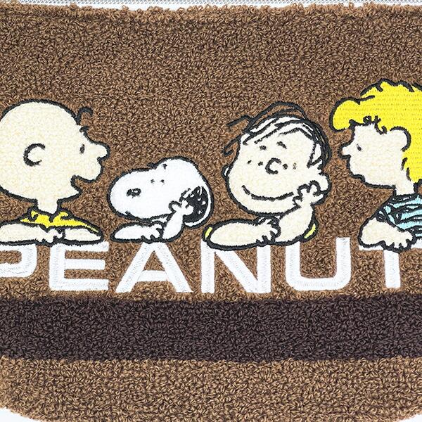 スヌーピー PEANUTS さがらポーチ ブラウン SNOOPY 商品画像2：キャラグッズPERFECT WORLD TOKYO