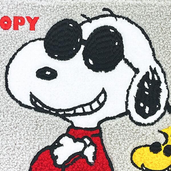 スヌーピー さがらポーチ グレー SNOOPY 商品画像2：キャラグッズPERFECT WORLD TOKYO