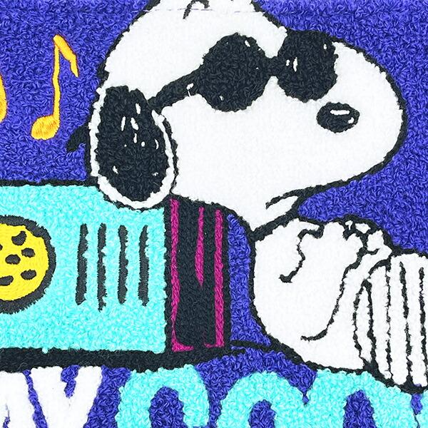 スヌーピー ジョークール さがらポーチ パープル SNOOPY 商品画像2：キャラグッズPERFECT WORLD TOKYO