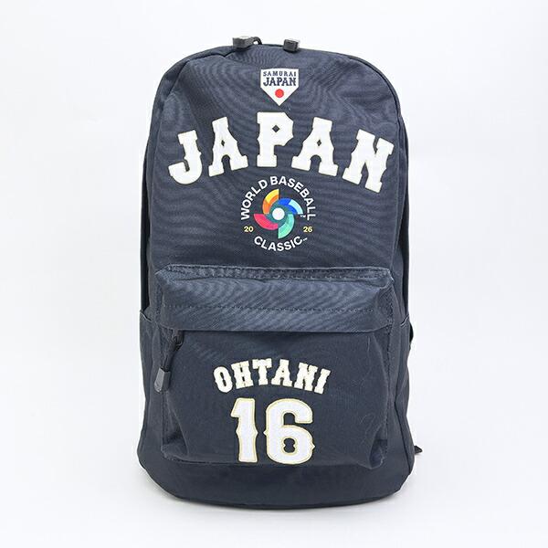 WBC 2026 (WORLD BASEBALL CLASSIC) 侍ジャパン『16』 デイバッグ リュック バッグ 大谷翔平 商品画像2：キャラグッズPERFECT WORLD TOKYO