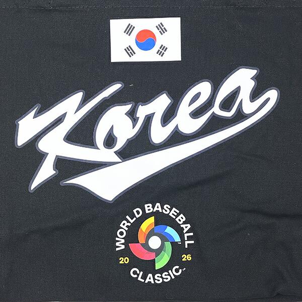 WBC 2026 (WORLD BASEBALL CLASSIC) KOREA キャンバストートバッグ 韓国 商品画像2：キャラグッズPERFECT WORLD TOKYO
