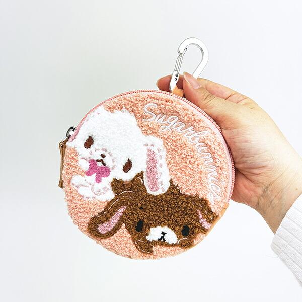サンリオ シュガーバニー サークルさがらポーチ (ピンク) Sanrio 商品画像3：キャラグッズPERFECT WORLD TOKYO