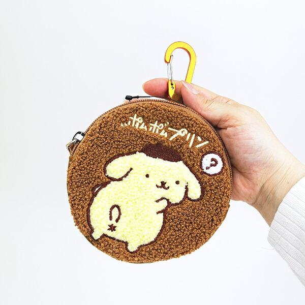 サンリオ ポムポムプリン サークルさがらポーチ (ブラウン) Sanrio 商品画像3：キャラグッズPERFECT WORLD TOKYO