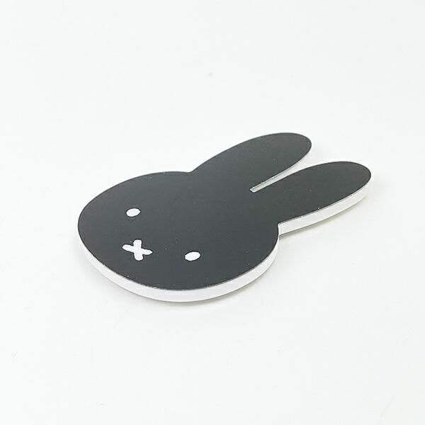 ミッフィー miffy フェイス アクリルマグネット ブラック 商品画像2：キャラグッズPERFECT WORLD TOKYO