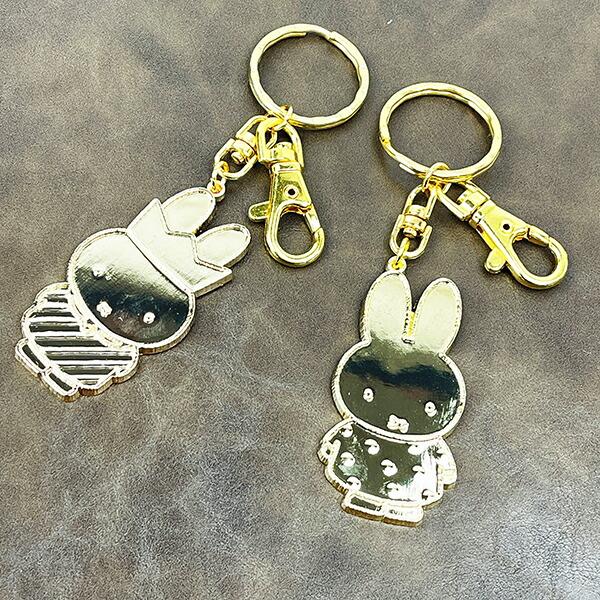ミッフィー miffy 70th  ドット GOLDキーホルダー 商品画像4：キャラグッズPERFECT WORLD TOKYO