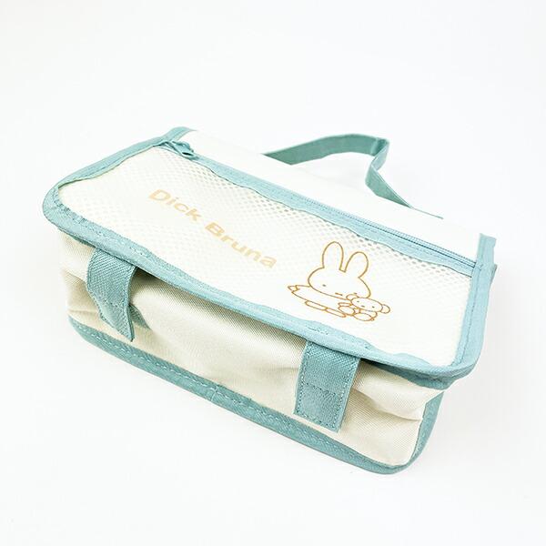 ミッフィー miffy メッシュバッグインバッグ ライトブルー 商品画像5：キャラグッズPERFECT WORLD TOKYO