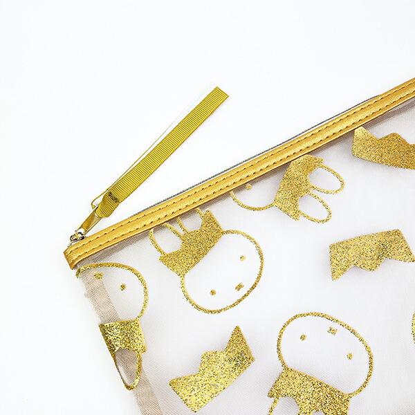 ミッフィー miffy 70th 王冠 メッシュポーチフラット 商品画像4：キャラグッズPERFECT WORLD TOKYO