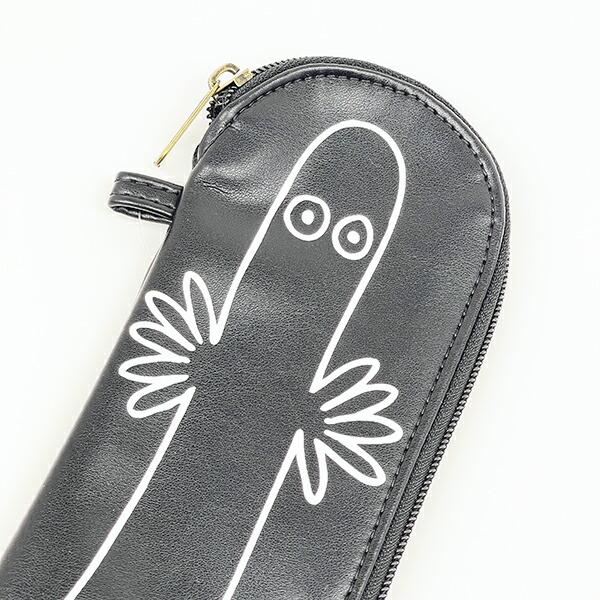 ムーミン ニョロニョロのながーいポーチ ブラック MOOMIN 商品画像2：キャラグッズPERFECT WORLD TOKYO