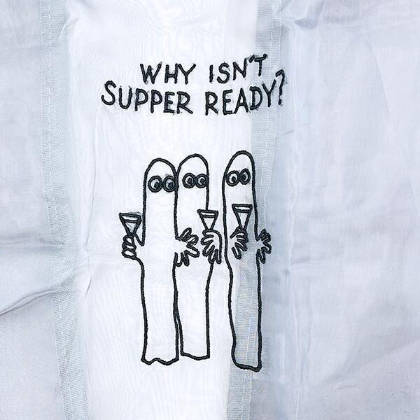 ムーミン ニョロニョロ シアーエコポシェ 商品画像2：キャラグッズPERFECT WORLD TOKYO