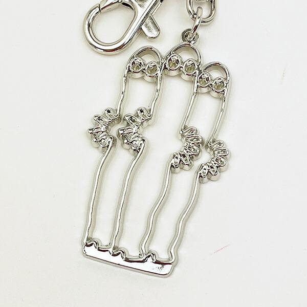 ムーミン ニョロニョロ SILVERキーホルダー MOOMIN 商品画像2：キャラグッズPERFECT WORLD TOKYO
