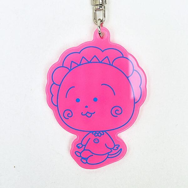 コジコジ アクリルキーホルダー蓄光 (ピンク) 商品画像2：キャラグッズPERFECT WORLD TOKYO