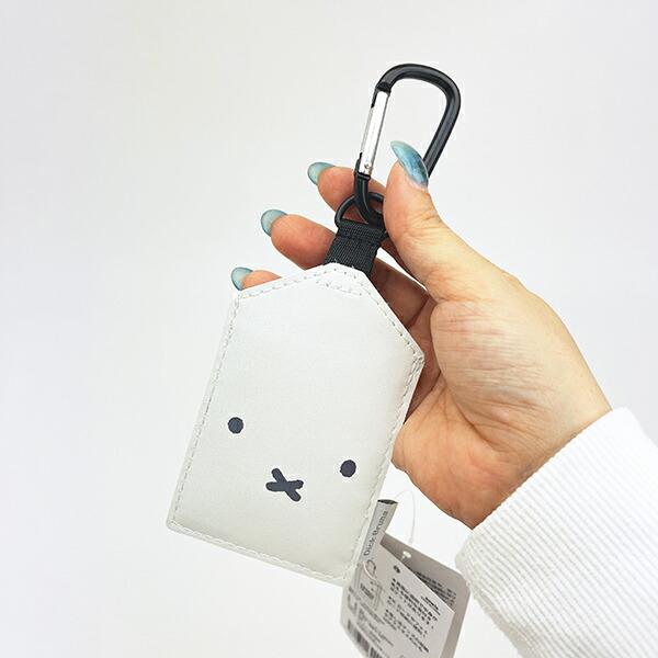 ミッフィー miffy 窓付きタイニーポーチ ホワイト 定期入れ カードケース 推し活 商品画像5：キャラグッズPERFECT WORLD TOKYO