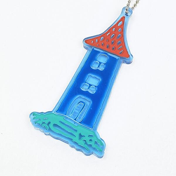 ムーミン ムーミンやしき リフレクターラバーキーホルダー MOOMIN 商品画像2：キャラグッズPERFECT WORLD TOKYO