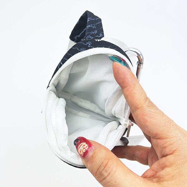 ムーミン ニョロニョロ リュック型ポーチ ぬい活 MOOMIN 商品画像4：キャラグッズPERFECT WORLD TOKYO