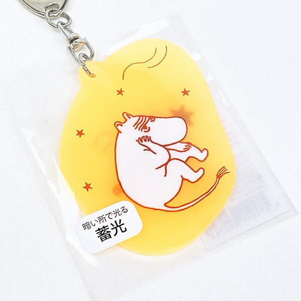 ムーミン 蓄光アクリルキーホルダー COMET オレンジ MOOMIN 商品画像4：キャラグッズPERFECT WORLD TOKYO