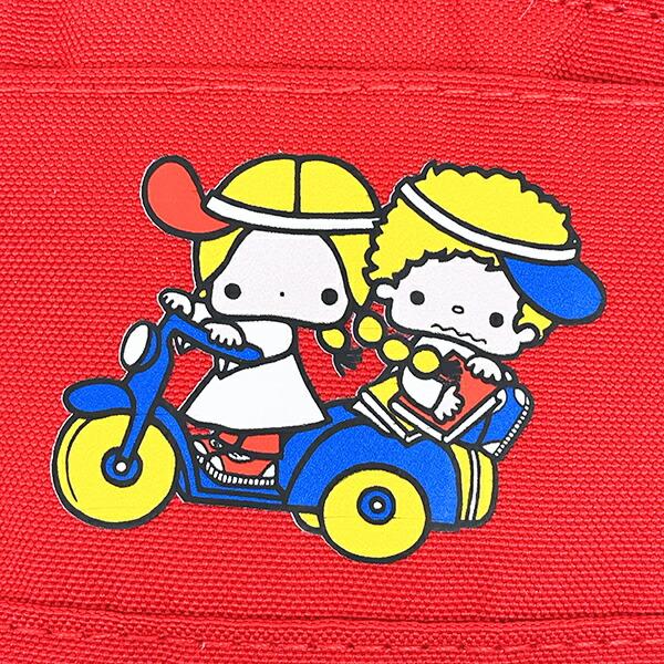 サンリオ パティ＆ジミー ミニトートバッグキーケース (レッド) Sanrio 商品画像2：キャラグッズPERFECT WORLD TOKYO