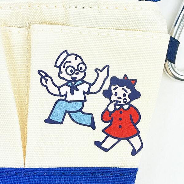 オサムグッズ ベティ＆ジョージー・ポージー ミニトートバッグキーケース (ブルー) OSAMUGOODS 商品画像2：キャラグッズPERFECT WORLD TOKYO