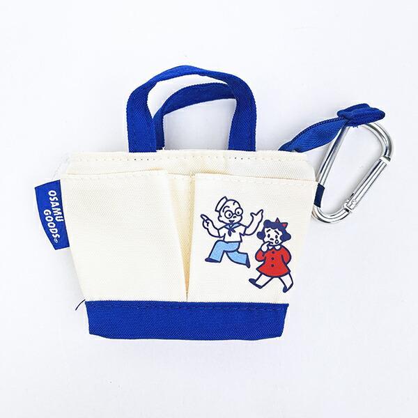 オサムグッズ ベティ＆ジョージー・ポージー ミニトートバッグキーケース (ブルー) OSAMUGOODS 商品画像1：キャラグッズPERFECT WORLD TOKYO