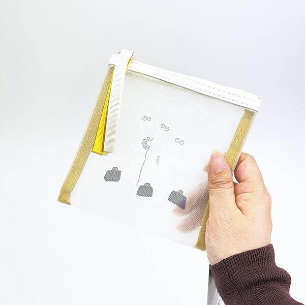 ムーミン ニョロニョロ ミニ メッシュポーチ MOOMIN 商品画像4：キャラグッズPERFECT WORLD TOKYO