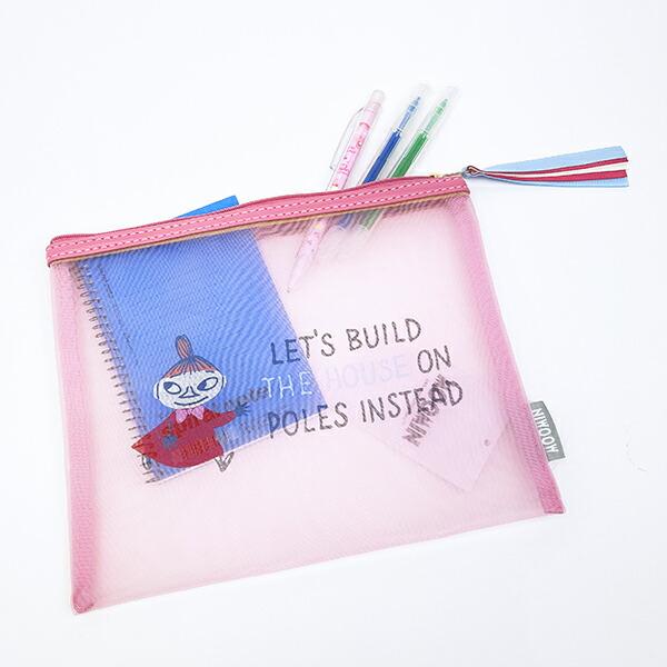 ムーミン リトルミイ フラット メッシュポーチ MOOMIN 商品画像3：キャラグッズPERFECT WORLD TOKYO