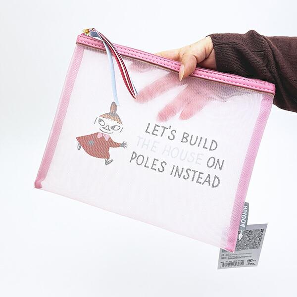 ムーミン リトルミイ フラット メッシュポーチ MOOMIN 商品画像4：キャラグッズPERFECT WORLD TOKYO