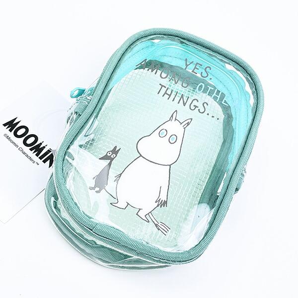 ムーミン (ムーミン＆ソフス) クリアスクエアポーチ MOOMIN 商品画像2：キャラグッズPERFECT WORLD TOKYO
