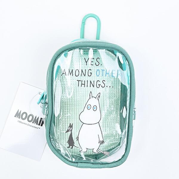ムーミン (ムーミン＆ソフス) クリアスクエアポーチ MOOMIN