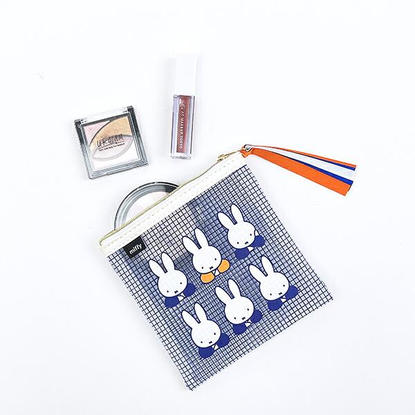 ミッフィー miffy メッシュポーチ (ブルー) 商品画像3：キャラグッズPERFECT WORLD TOKYO
