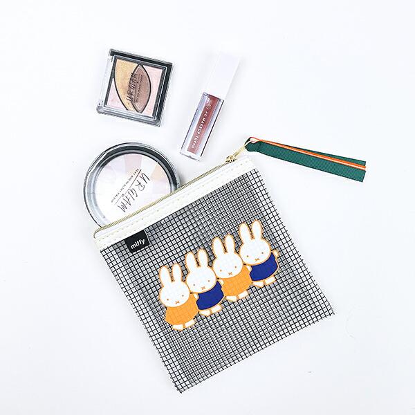 ミッフィー miffy メッシュポーチ (オレンジ) 商品画像3：キャラグッズPERFECT WORLD TOKYO