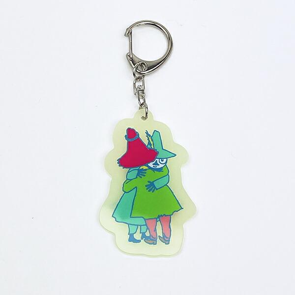 ムーミン ヨクサルとスナフキン 蓄光アクリルキーホルダー MOOMIN