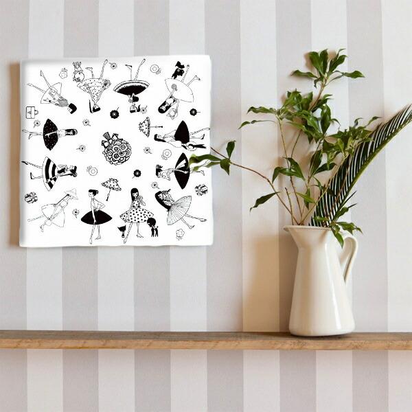 内藤ルネ キャンバスアート ルネガール＜MODE＞ インテリア アートパネル 商品画像6：キャラグッズPERFECT WORLD TOKYO