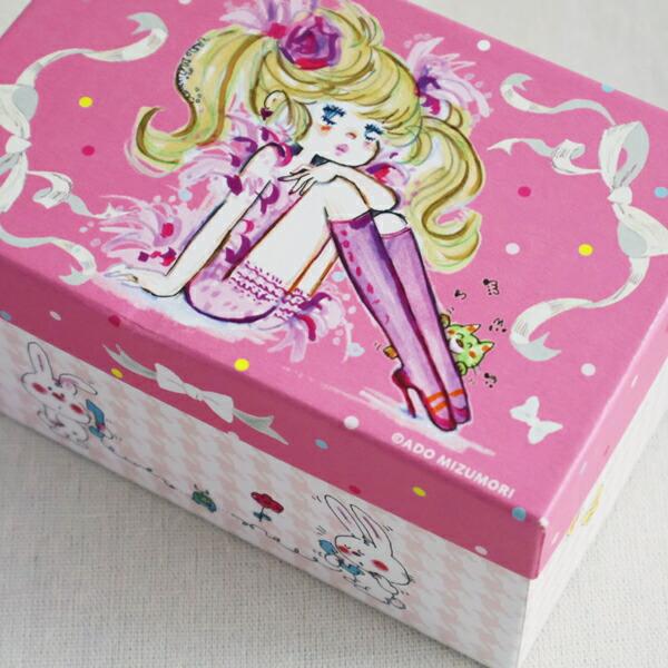 水森亜土 ショコラボックス いちごアーモンドチョコレート入り ギフト 商品画像4：キャラグッズPERFECT WORLD TOKYO