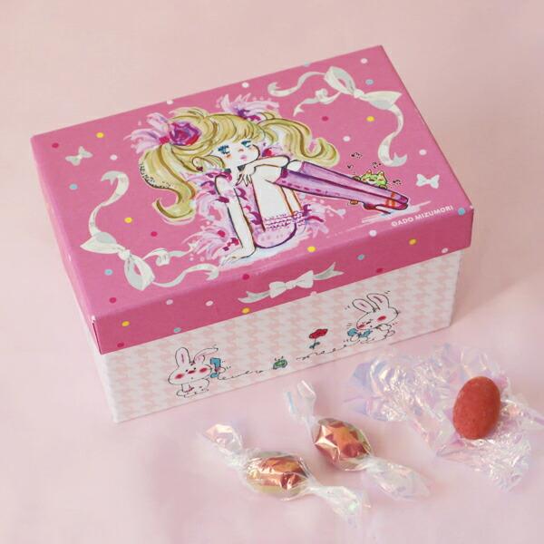 水森亜土 ショコラボックス いちごアーモンドチョコレート入り ギフト 商品画像5：キャラグッズPERFECT WORLD TOKYO