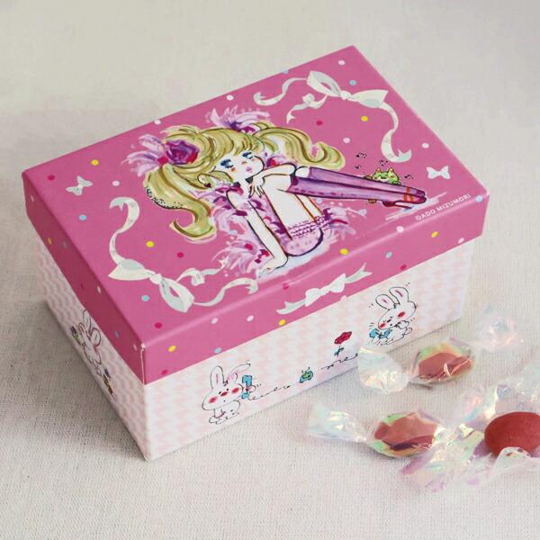 水森亜土 ショコラボックス いちごアーモンドチョコレート入り ギフト 商品画像6：キャラグッズPERFECT WORLD TOKYO