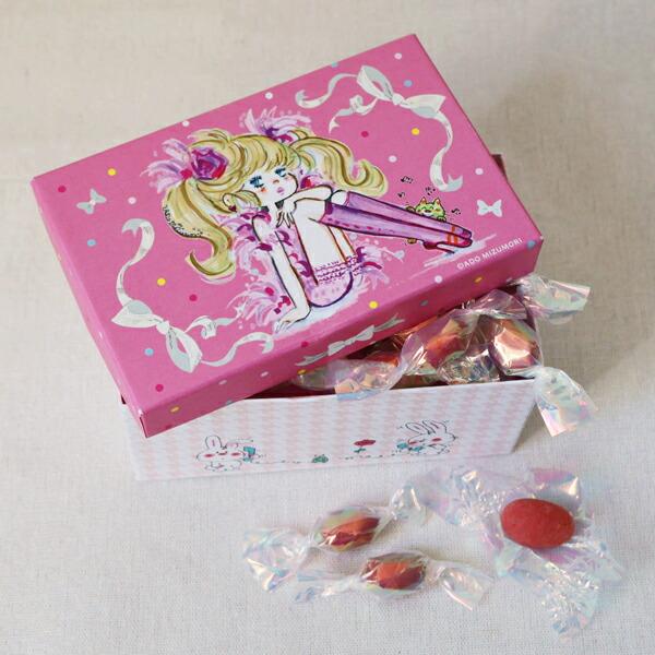 水森亜土 ショコラボックス いちごアーモンドチョコレート入り ギフト 商品画像7：キャラグッズPERFECT WORLD TOKYO