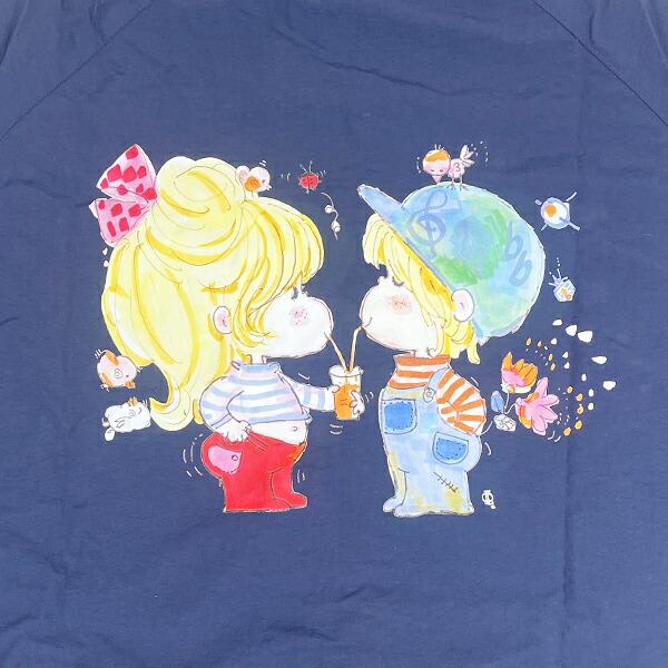 水森亜土 ナイロンジャケット (M) ネイビー カップルアウター アパレル 商品画像13：キャラグッズPERFECT WORLD TOKYO
