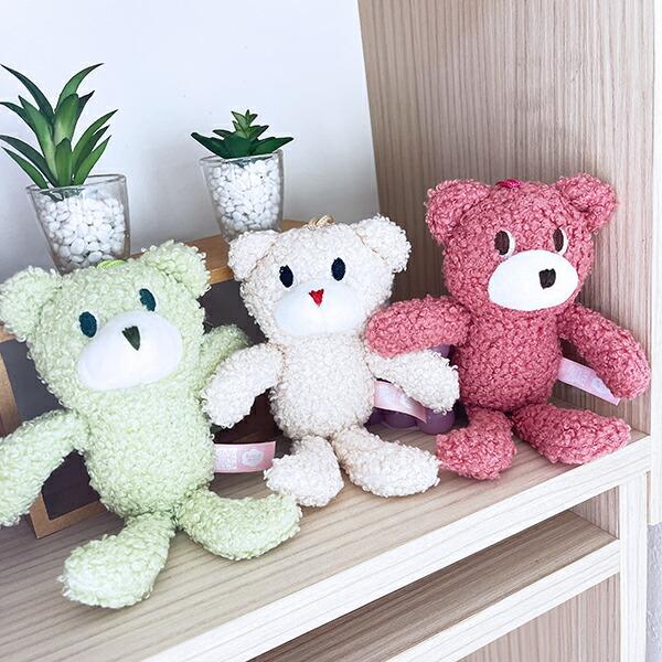 クマアンドベアープロデュース チェコチェコベア ぬいぐるみ (オリーブグリーン) テディベア ストラップ 商品画像8：キャラグッズPERFECT WORLD TOKYO