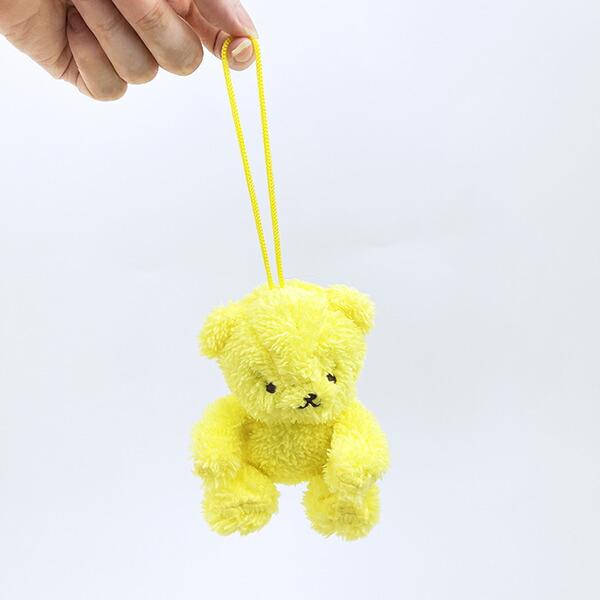 クマアンドベアープロデュース 推しハグベア ぬいぐるみ (ふわふわイエロー) テディベア ストラップ 缶バッジ 商品画像5：キャラグッズPERFECT WORLD TOKYO