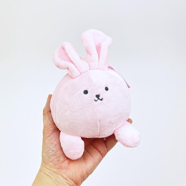 クマアンドベアープロデュース まんまるラビット ぬいぐるみ (ピンク) 兎 ストラップ 商品画像7：キャラグッズPERFECT WORLD TOKYO