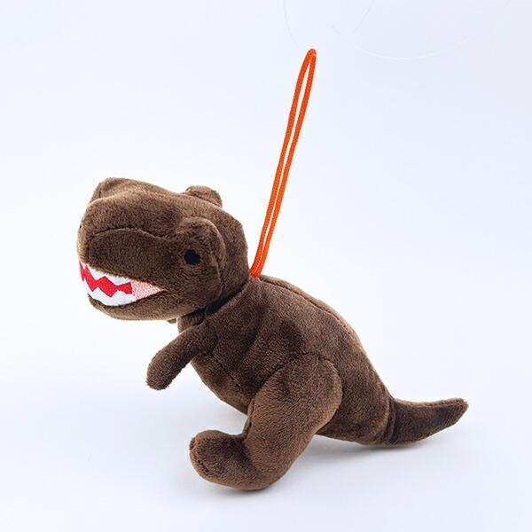 ふわダイナソーコレクション 本格派 ティラノサウルス ストラップ付 ぬいぐる･･･