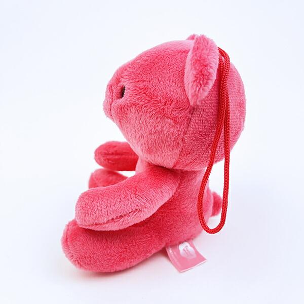 クマアンドベアープロデュース 推しハグベア ぬいぐるみ (レッド) テディベア ストラップ 缶バッジ 商品画像3：キャラグッズPERFECT WORLD TOKYO