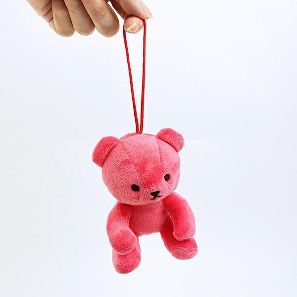 クマアンドベアープロデュース 推しハグベア ぬいぐるみ (レッド) テディベア ストラップ 缶バッジ 商品画像5：キャラグッズPERFECT WORLD TOKYO