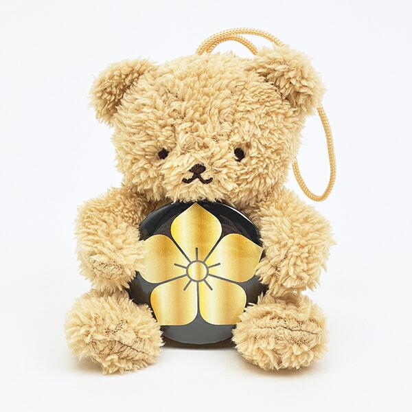 家紋ベア 明智光秀 明智家 桔梗紋  クマアンドベアー 歴史 戦国 kuma and bear 歴史ベアシリーズ 商品画像5：キャラグッズPERFECT WORLD TOKYO
